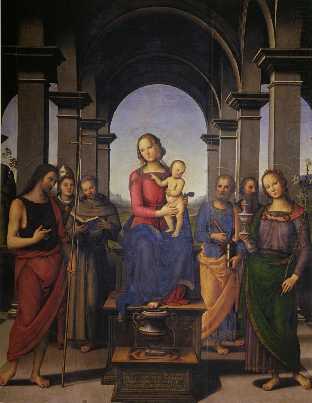 Pietro Perugino Fano Altarpiece china oil painting image
